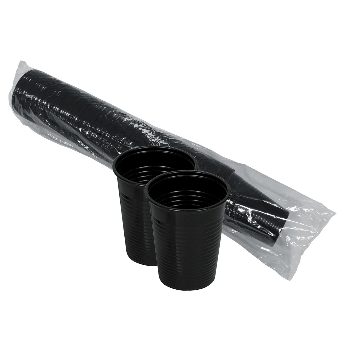 Unigloves black rinse cups sleeve of 100