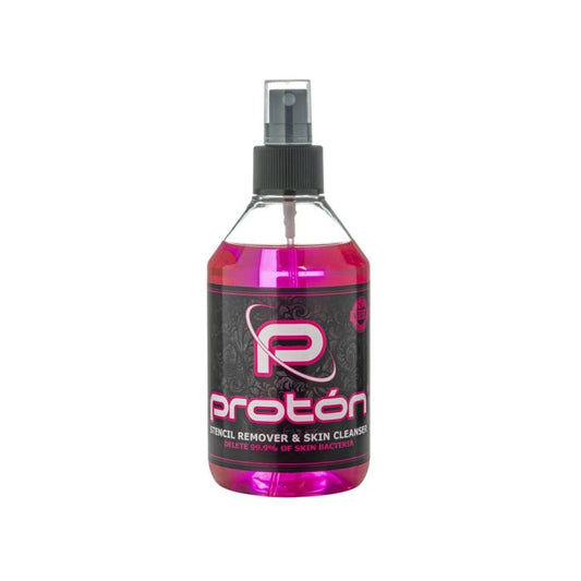 Proton pink stencil remover & skin cleanser 250ml/8.5oz